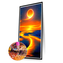 Load image into Gallery viewer, Sunset 40*70CM (canvas) Full Round AB Drill Diamond Painting
