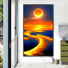 Load image into Gallery viewer, Sunset 40*70CM (canvas) Full Round AB Drill Diamond Painting
