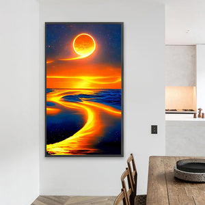 Sunset 40*70CM (canvas) Full Round AB Drill Diamond Painting