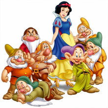 Load image into Gallery viewer, Disney Snow White And The Dwarfs 30*30CM (canvas) Full Round Drill Diamond Painting
