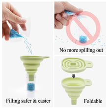 Load image into Gallery viewer, 5 Colors Diamond Painting Tools Collapsible Round Funnel Silica Gel Multi-function for Diamond Painting
